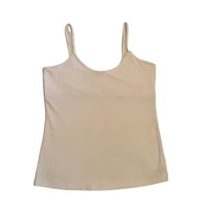 Rave Stretch White Cami Tank Top • Size M (Juniors)